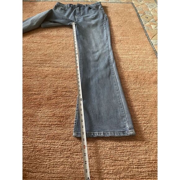 L&M Black Label Jeans Women’s Size 13 Bootcut High Rise Stretch Cowlgirl Biker - Picture 8 of 9